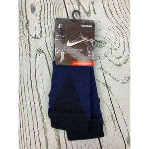 Mens Cushioned Football Socks Medium Men 6 to 8 Black Blue